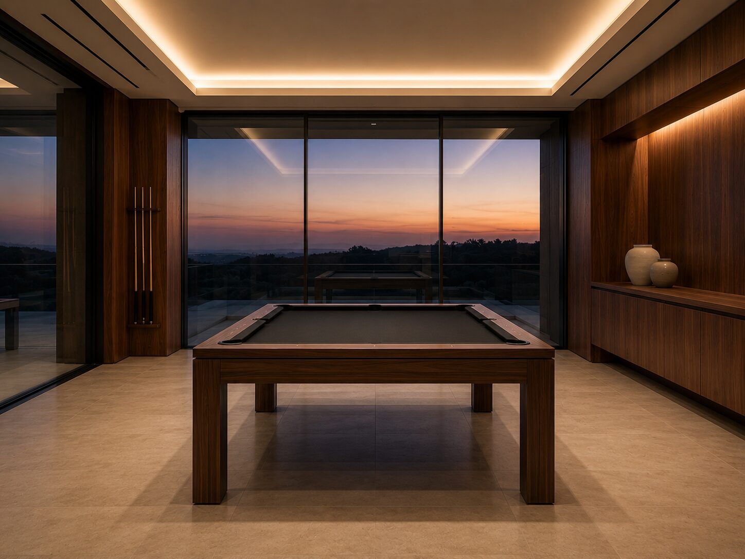 Rooms composed for the long evening.